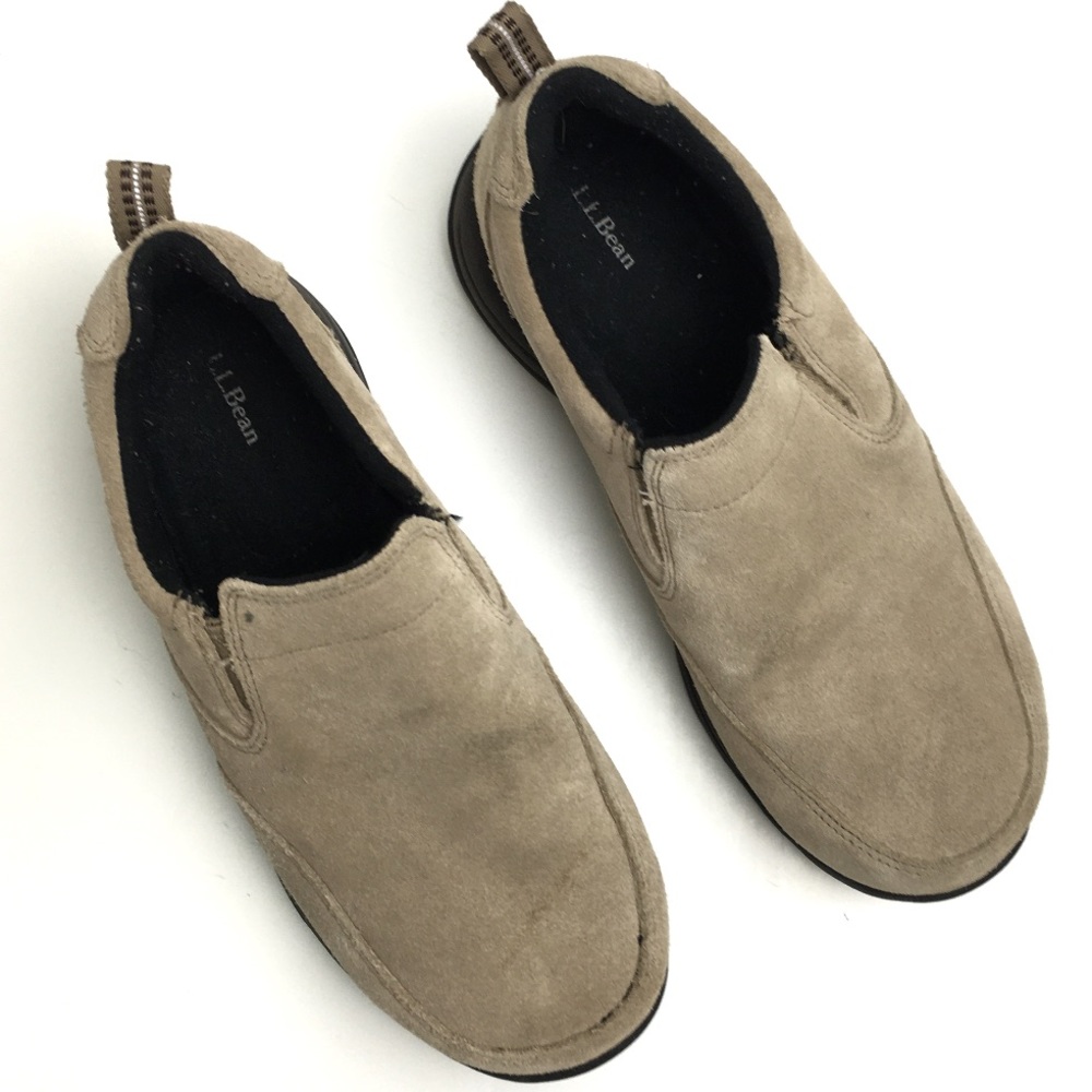 L.L.Bean Comfort Mocs Slip-On Suede Leather Shoes